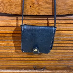 black Leather Crossbody Bag
